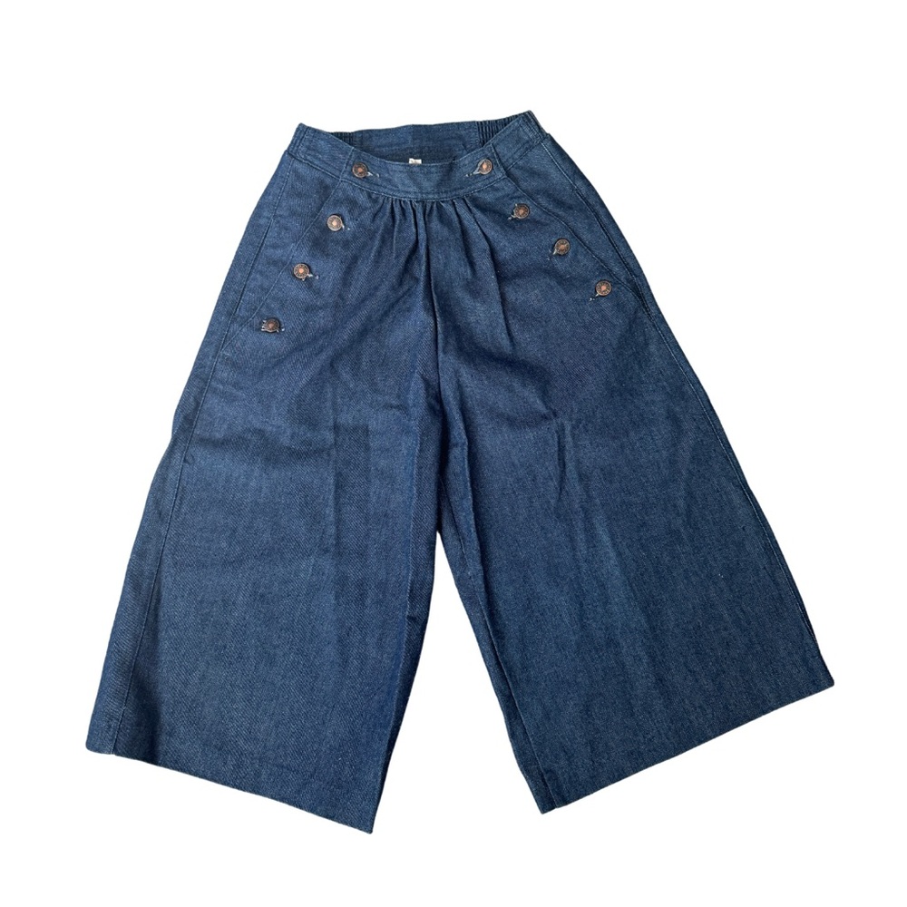 Women's Blue Cropped Jeans
